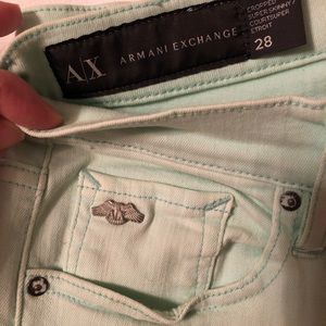 Cool Mint Armani Exchange Jeans